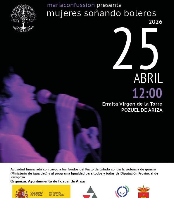 Día de la Virgen de la Torre, concierto  de María Confussion: «Mujeres soñando boleros»